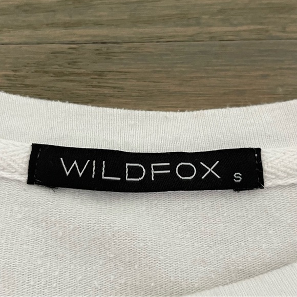 Wildfox Sweater Love Potion No 9 White and Gold Pullover Oversized Sweater Small - Picture 3 of 9